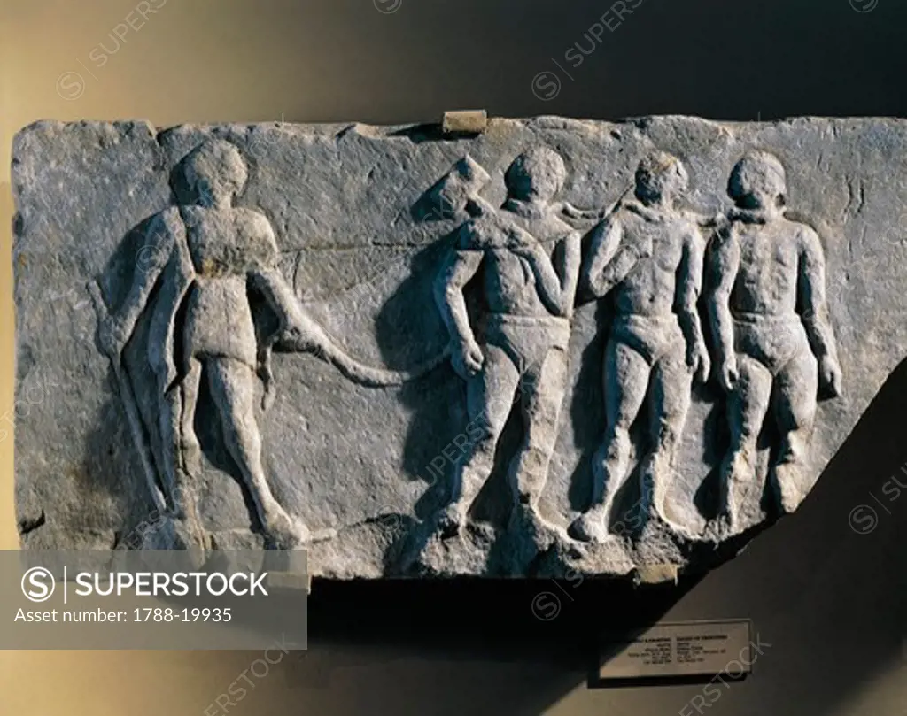 Relief with prisoners, from Miletus, Turkey