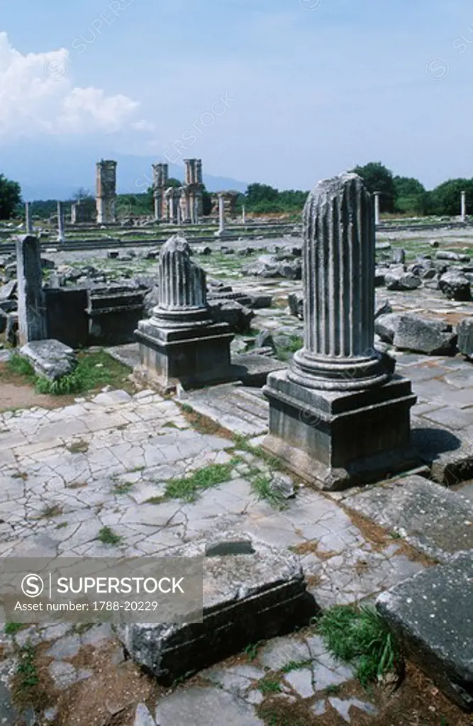 Greece, Macedonia, Philippi, Roman forum