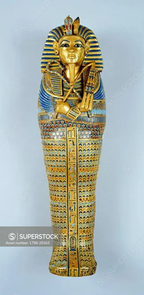 Treasure of Tutankhamen, Miniature Sarcophagus from New Kingdom