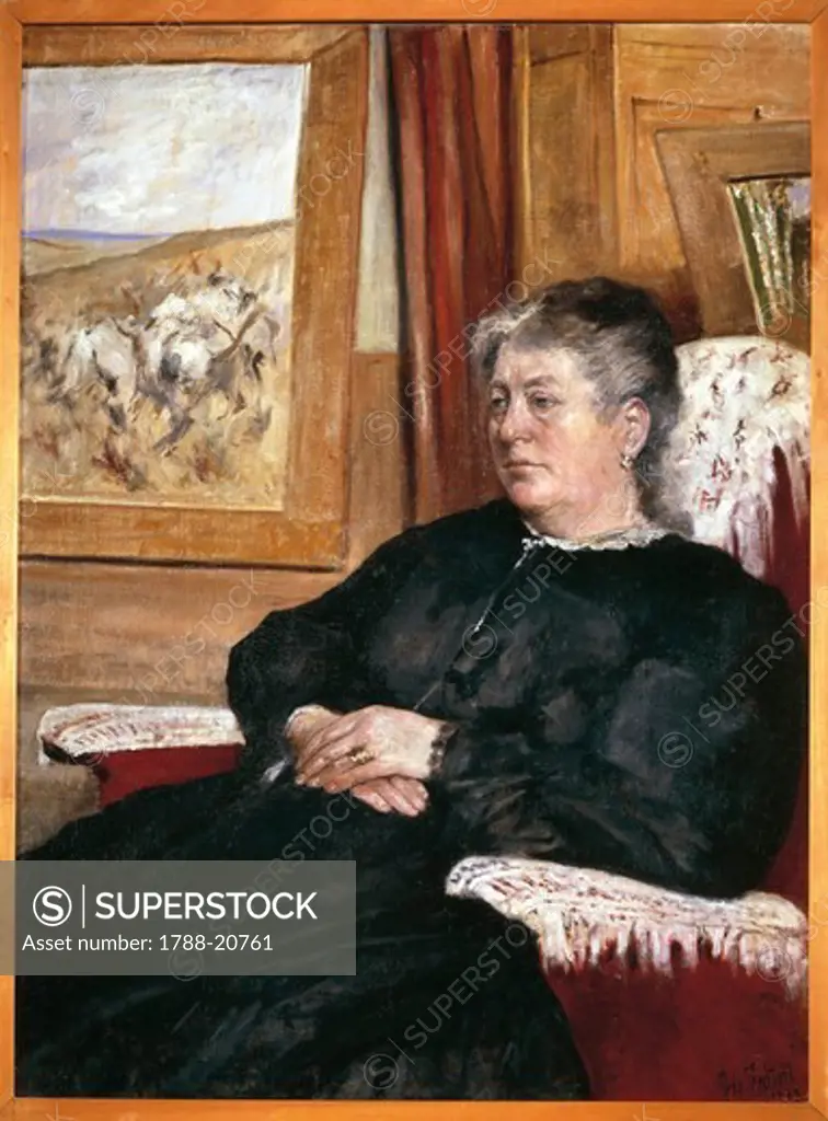 Italy, Leghorn, The Third Wife, 1905, oil on canvas
