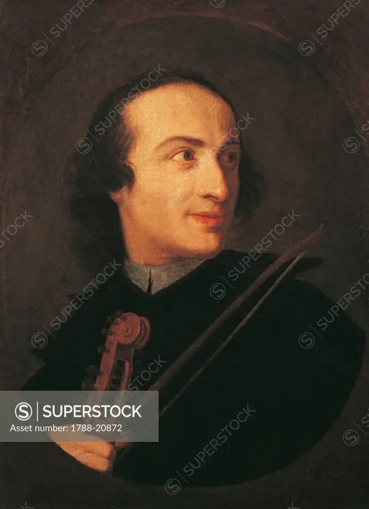 Italy, Portrait of Giuseppe Tartini