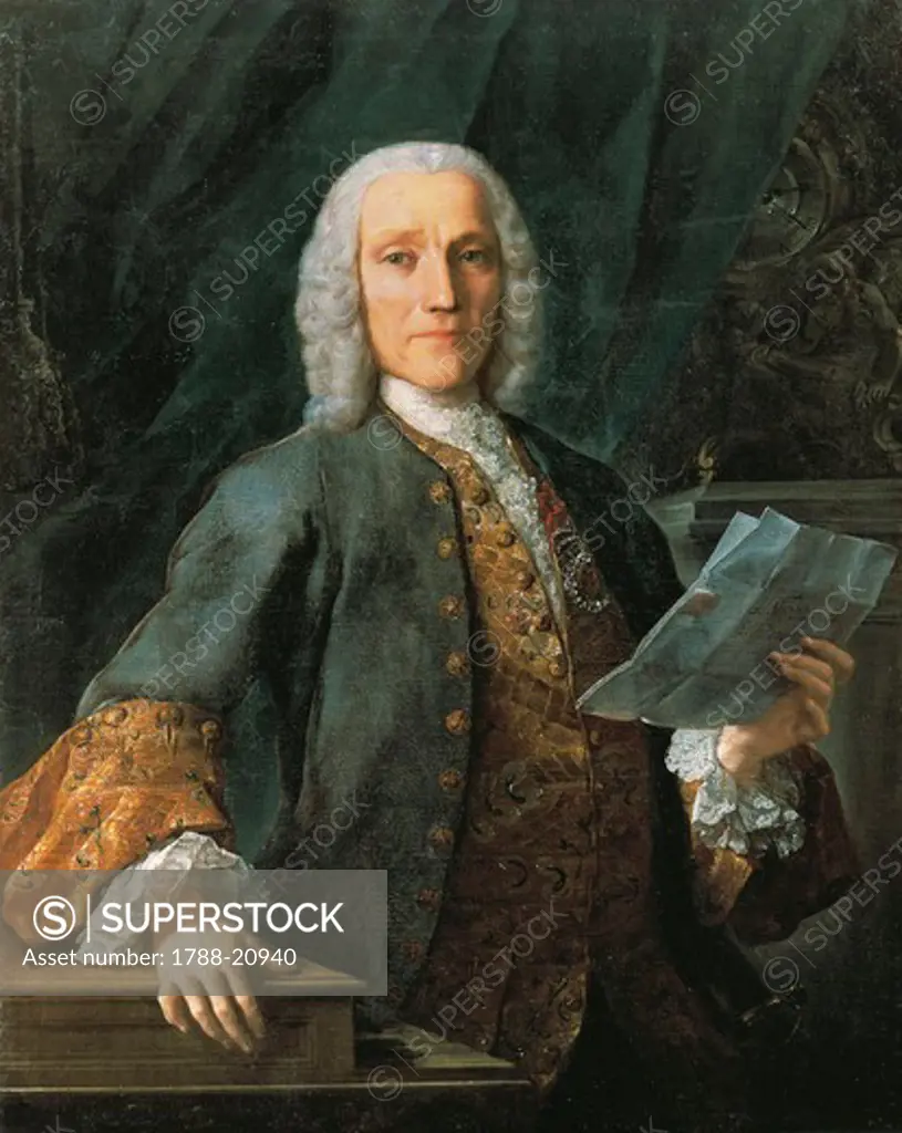 Italy, Portrait of Domenico Scarlatti (1685 -1757), Italian Composer
