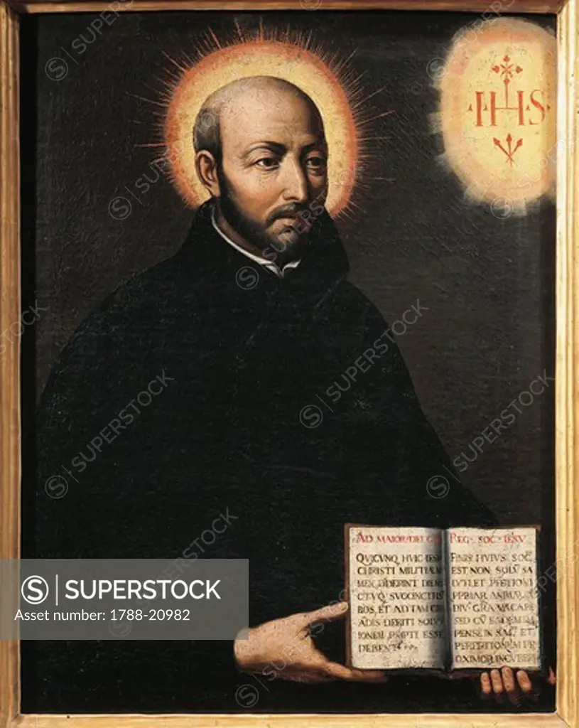Italy, Castiglione delle Stiviere, Portrait of Saint Ignatius of Loyola (1491 - 1556)
