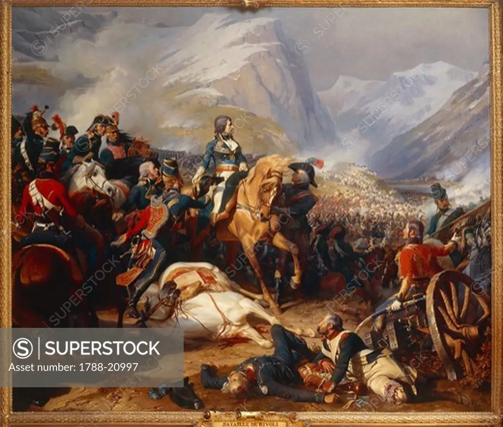 France, Versailles, The Battle of Rivoli, 14th January 1797, 1844, oil on canvas