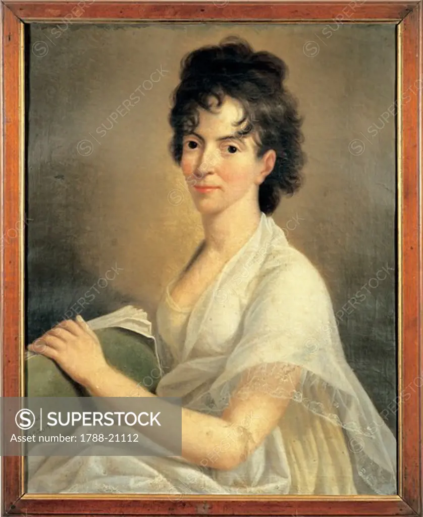 Austria, Portrait of Costanze Weber, wife of Wolfgang Amadeus Mozart