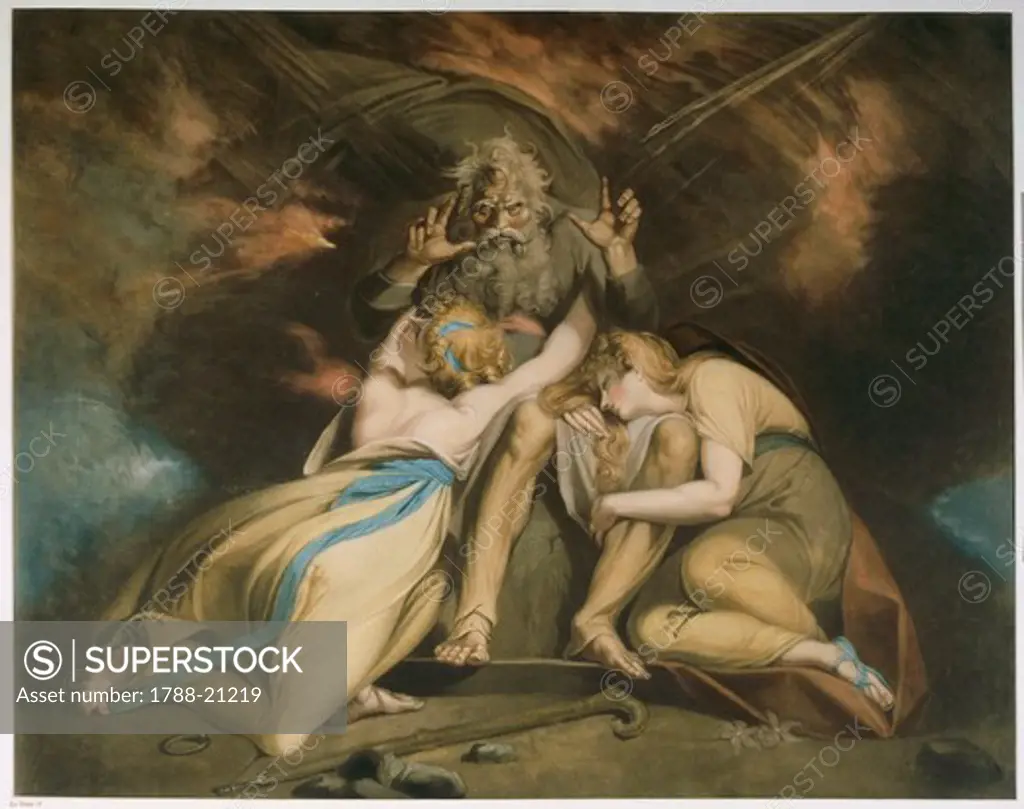 Austria, Vienna, painting of The Death of Oediphus