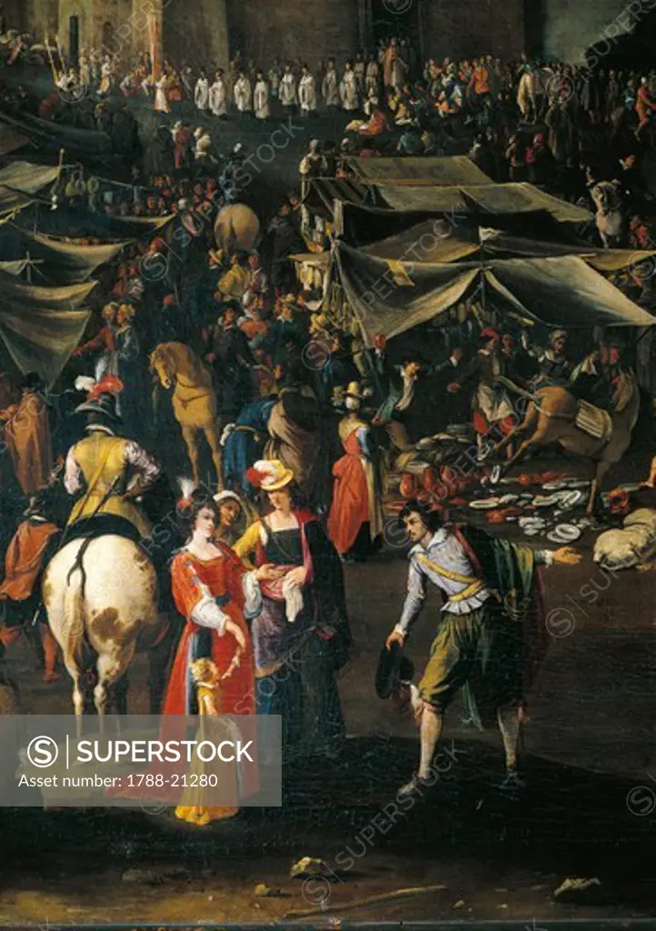 Italy, Florence, Fair of Impruneta, 1618