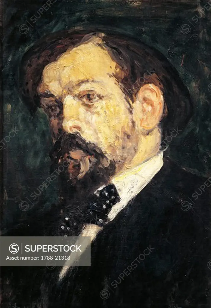 France, portrait of French composer and pianist Claude Debussy