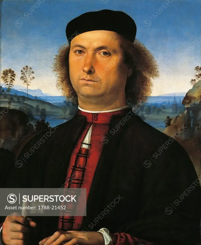 Italy, Florence, portrait of Francesco delle Opere