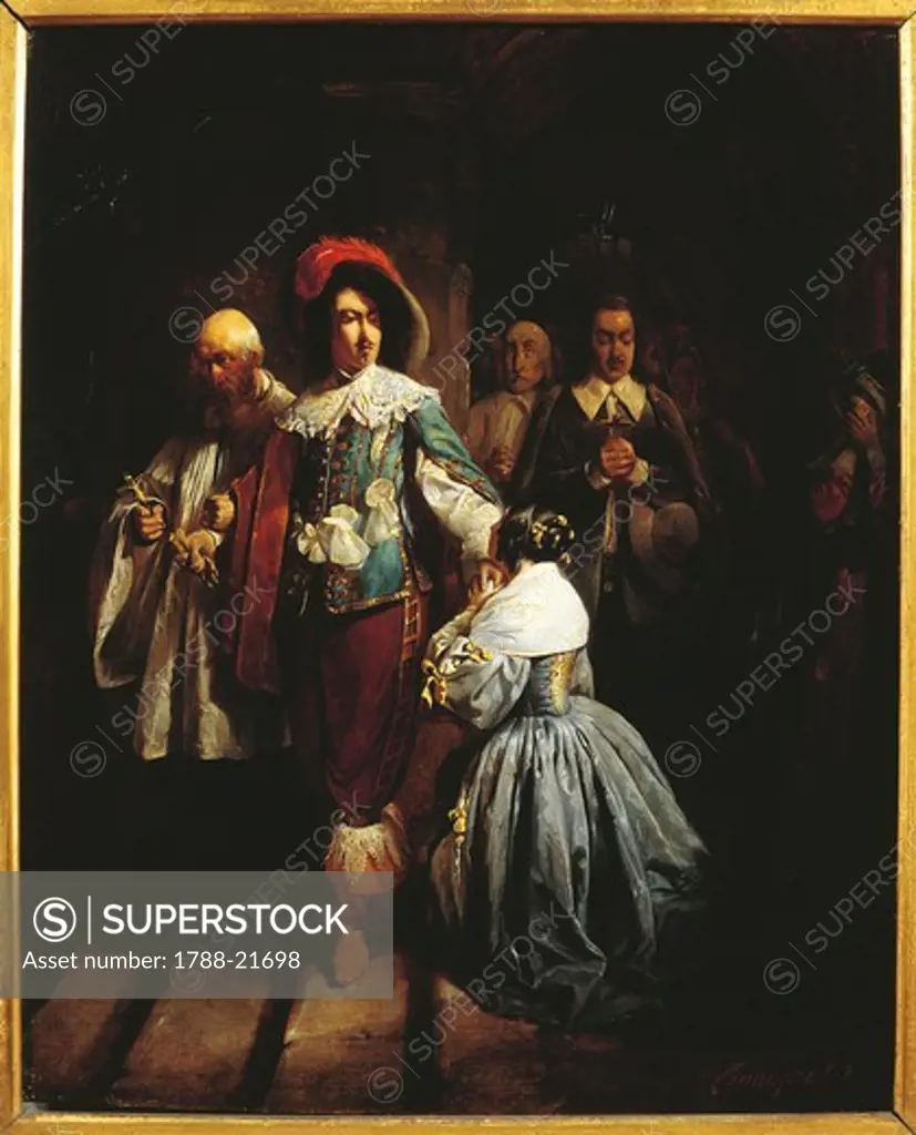 France, Lyon, Charles I of England (1600-1649) Being Lead to Death