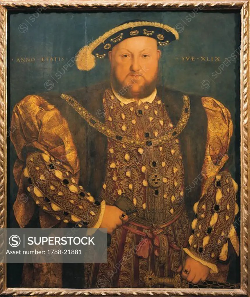 Italy, Rome, Portrait of Henry VIII, King of England