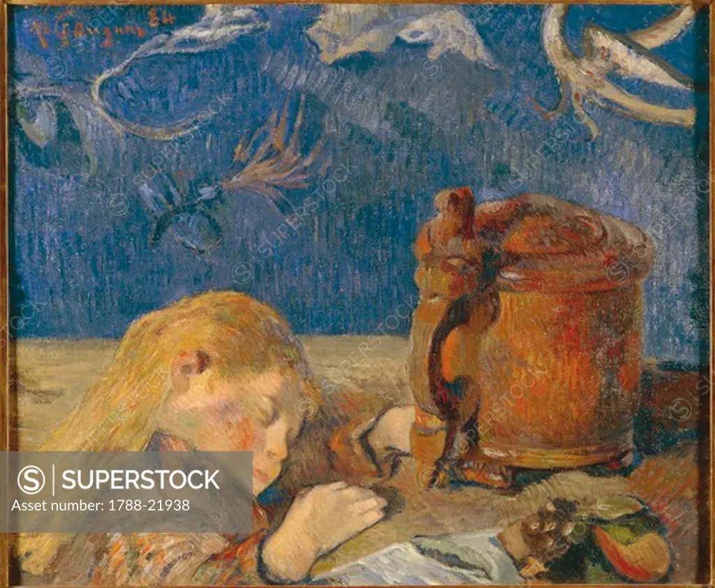Sleeping Child, 1884, oil on canvas
