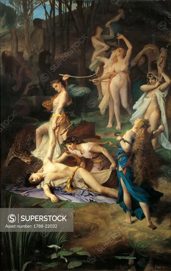 France, Paris, Death of Orpheus, 1866