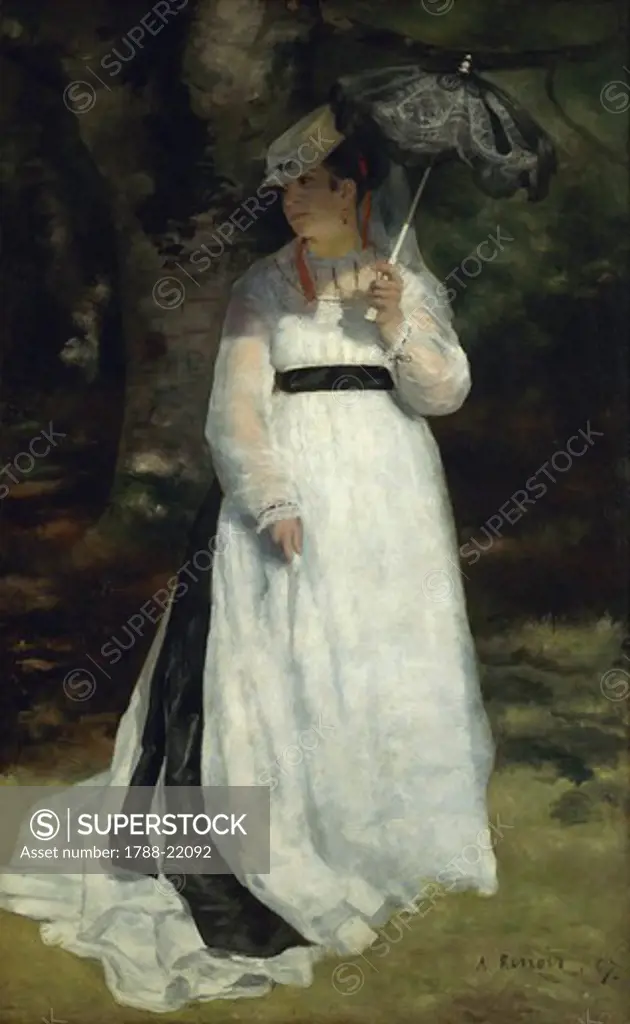 Germany, Essen, Lise with Parasol, 1867