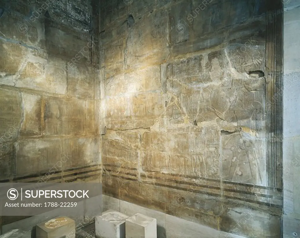 Egypt, The Chamber of the Ancestors from Karnak in Luxor, Thutmose III period, eighteenth dynasty