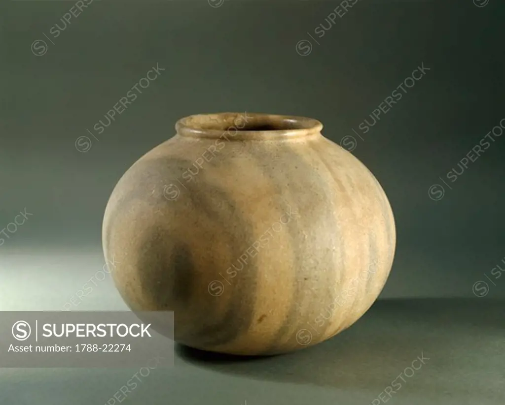 Egypt, Stone jar, predynastic period