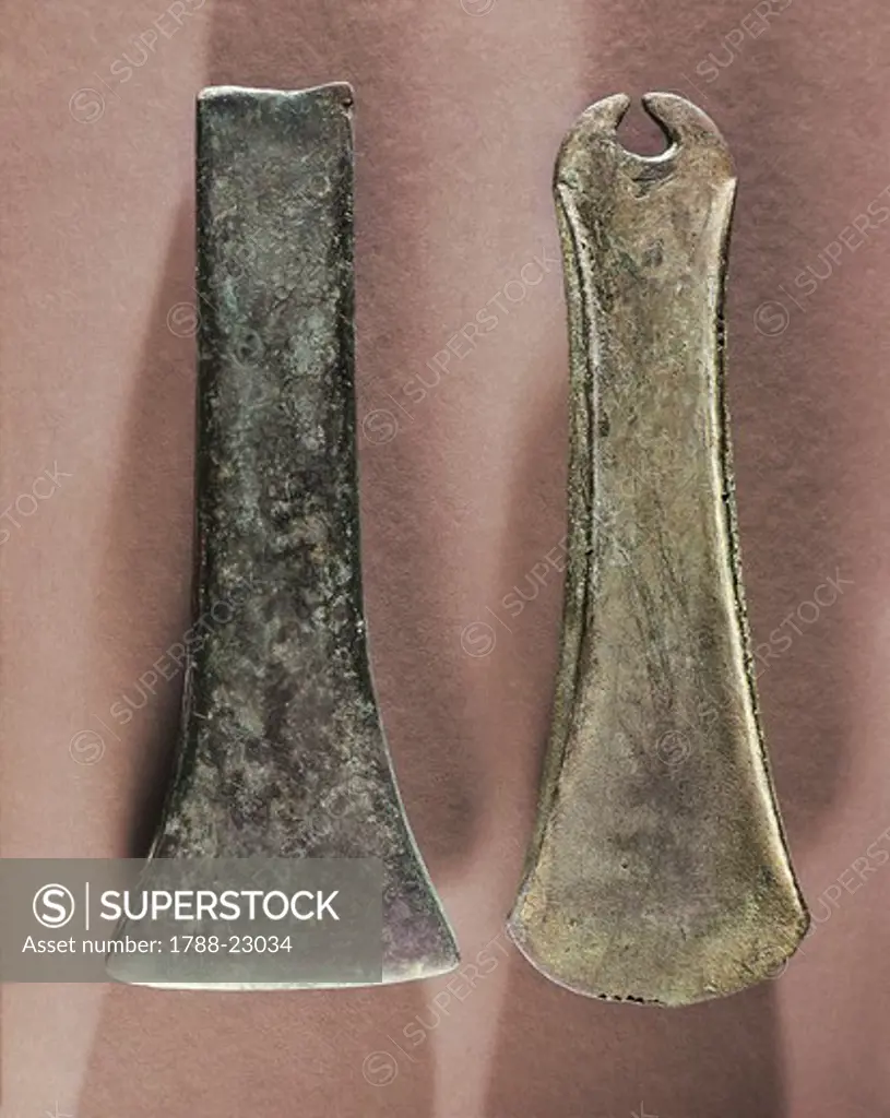 France, Bronze flat axes from Abbeville