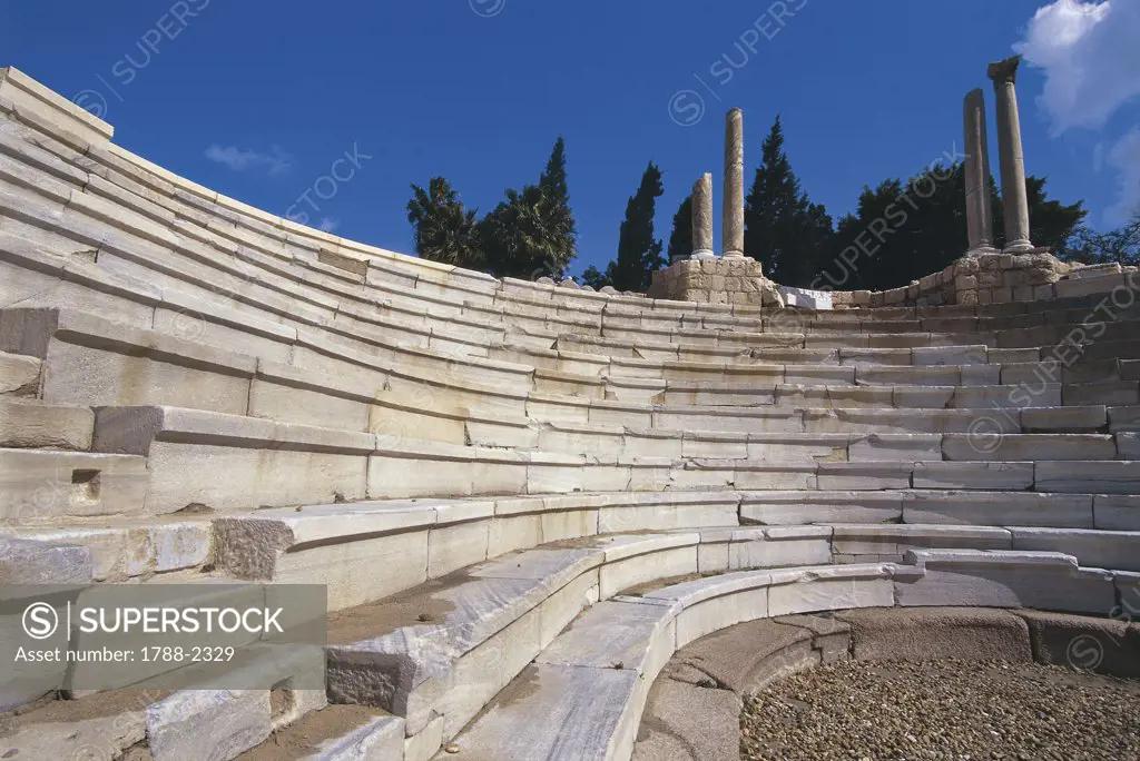 Egypt - Alexandria. Roman amphitheatre, 5th century BC