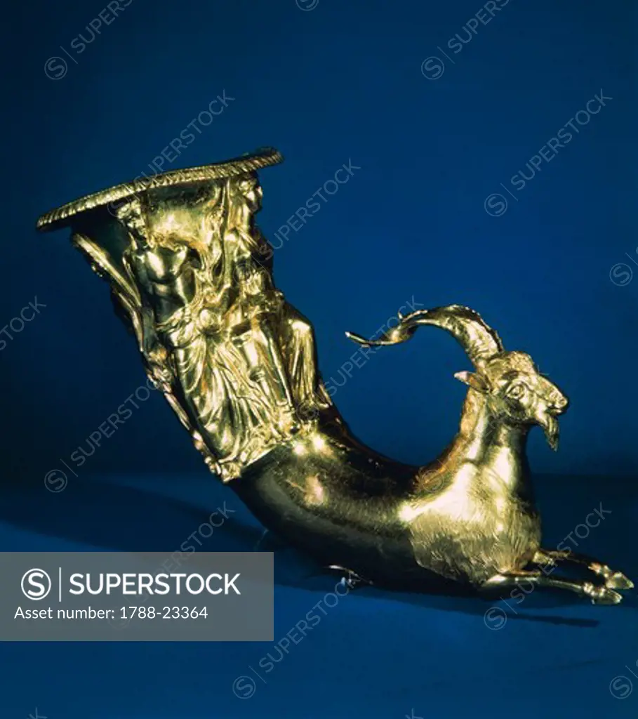 Gold rhyton from the Panagyurishte treasure
