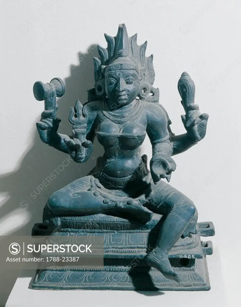 India, Kali, Hindu Goddess, bronze statue