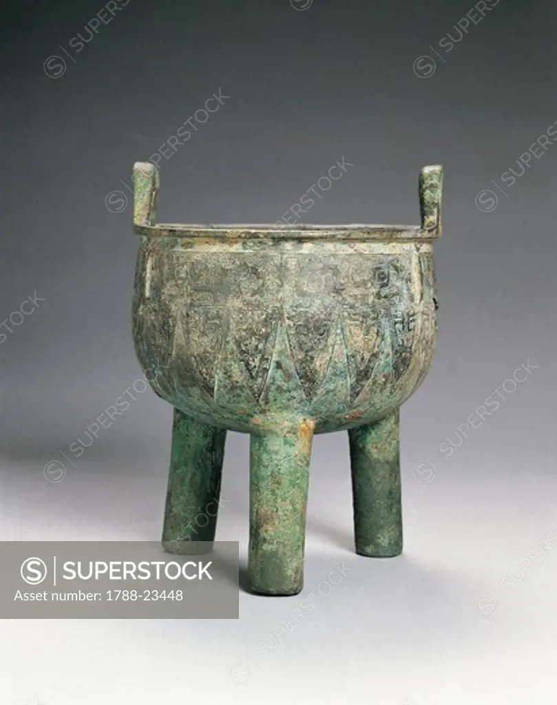 Bronze tripod, Shang dynasty