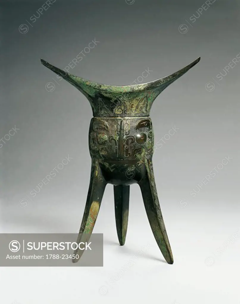 Chueh (ritual vessel), western Chou (or Zhou) dynasty