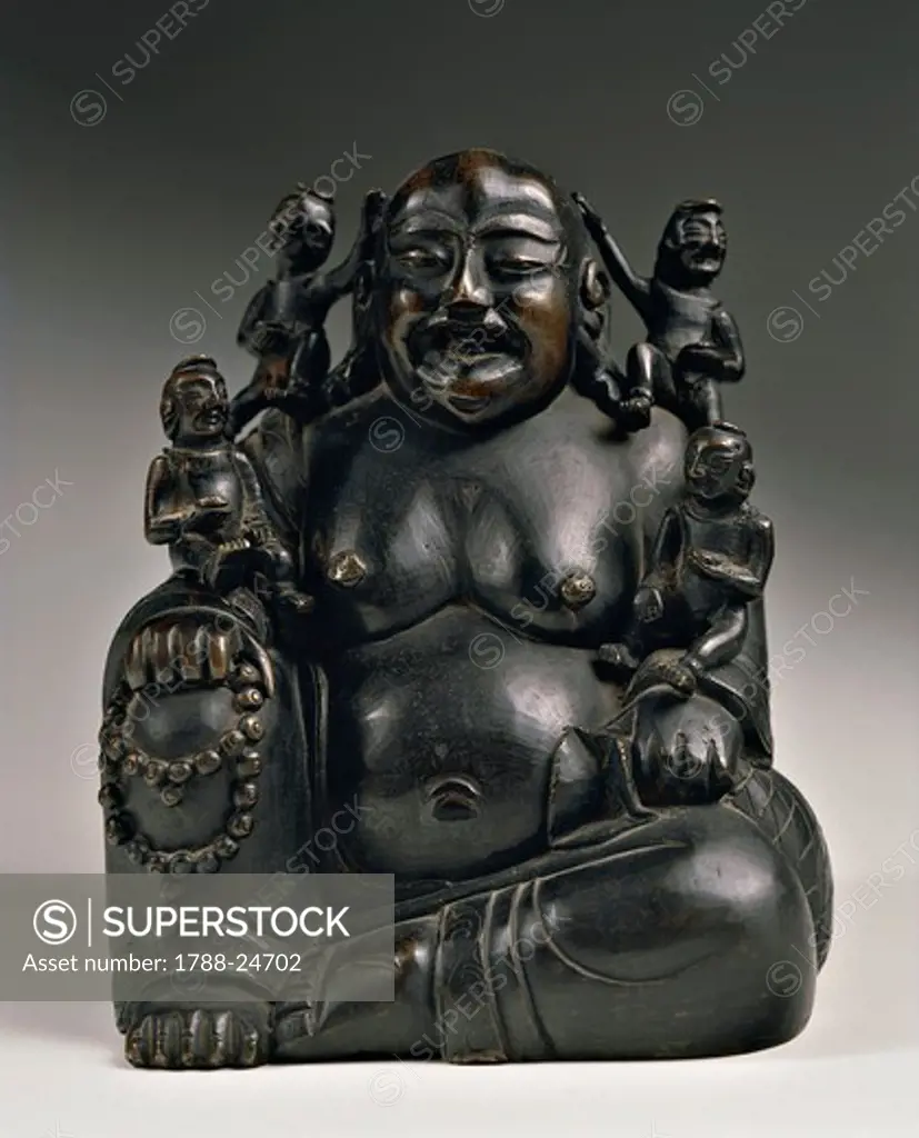 Japan, bronze statue of Buddha