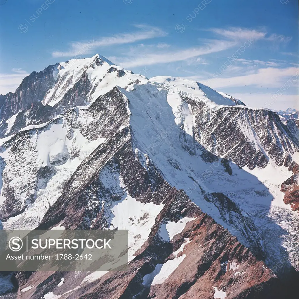 Italy - Valle d'Aosta Region - Mont Blanc - Summit