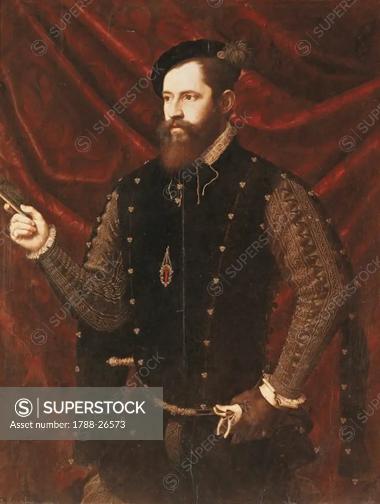 Don Luis de Castella by Vicente Juan Macip known as Juan de Juanes  (ca.1523-1579).