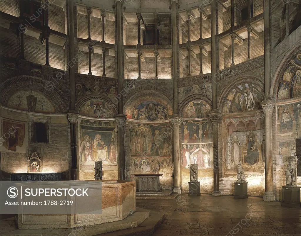 Italy - Emilia Romagna Region - Parma - Baptistery - Interior