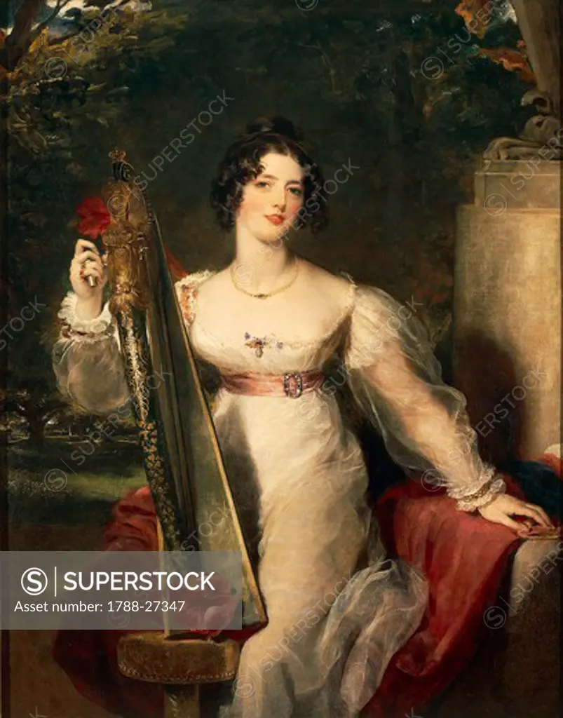 Sir Thomas Lawrence (1769-1830), Portrait of Lady Elizabeth Conyngham, 1821-1824.