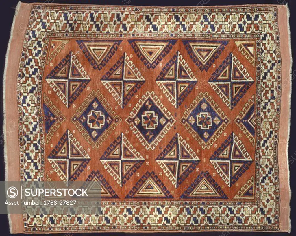 Rugs and Carpets: Turkey - Western Anatolia - 18th century. Bergama carpet, 1,57 x 1,36 metres