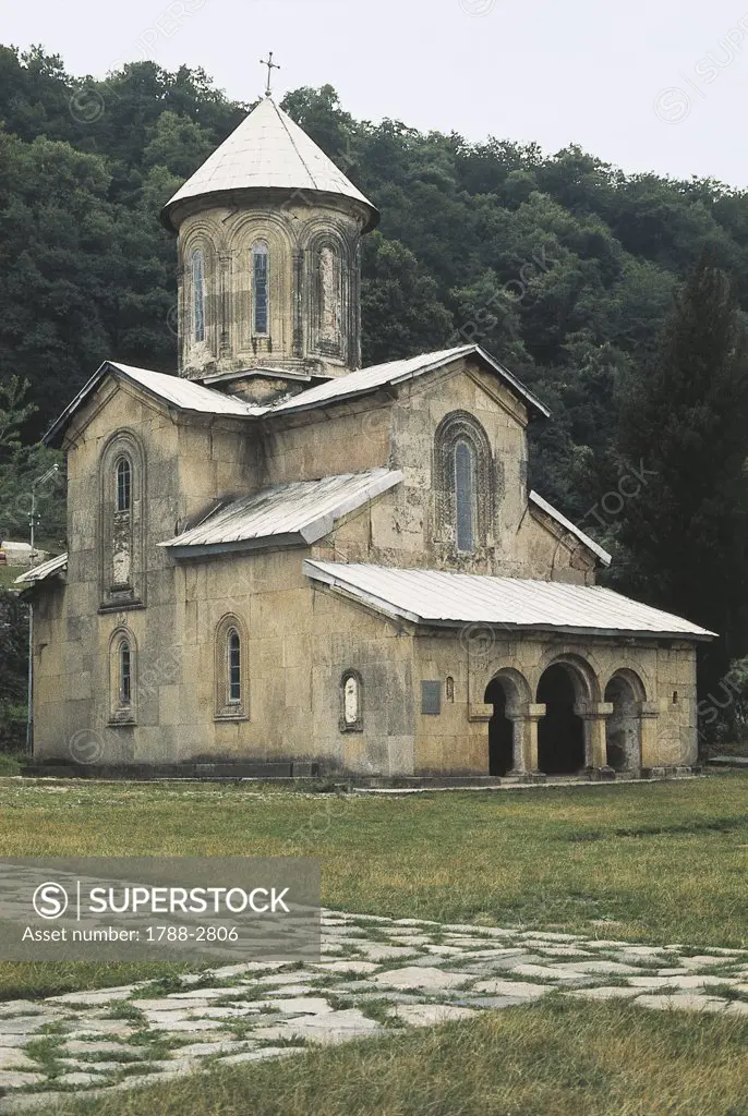 Facade of a monastery, Gelati Monastery, Georgia