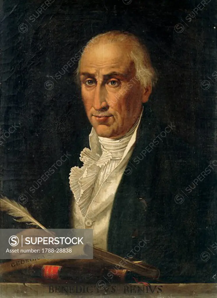 Saverio Dalla Rosa (1745-1821), Portrait of Benedetto Del Bene, oil on canvas.