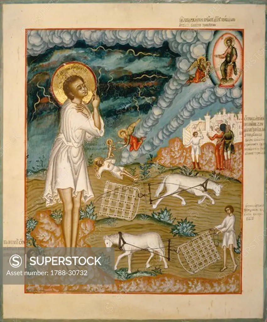 St Artemis Verkolski, Icon, Russia, Icon, 18th Century.