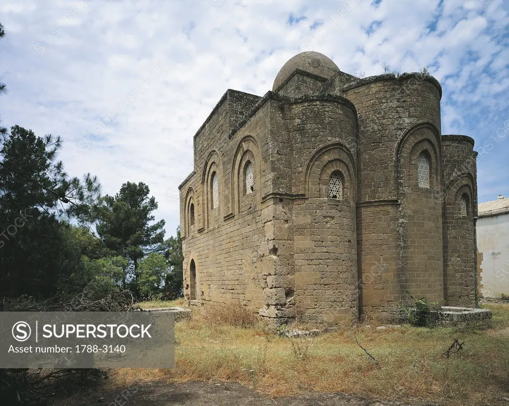 Italy - Sicily Region - Castelvetrano - Norman Church of the Trinity of Delia (12th century) - Apses