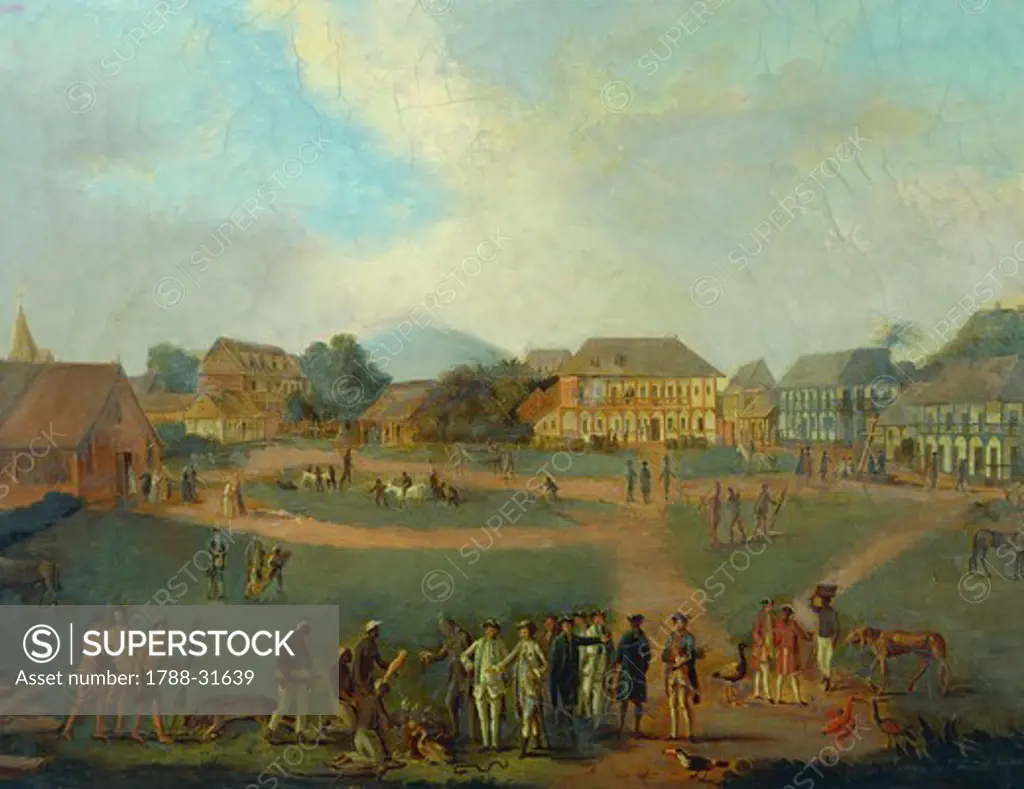 Colonial Landscape, 18th century.