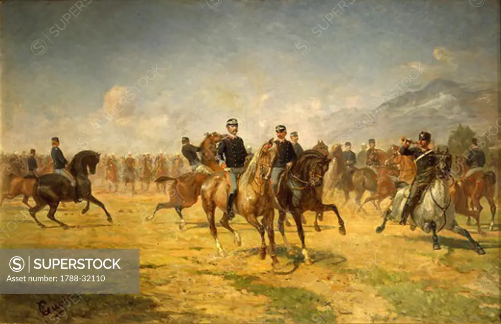 E. Cugia, Cavalry Units during Exercise.
