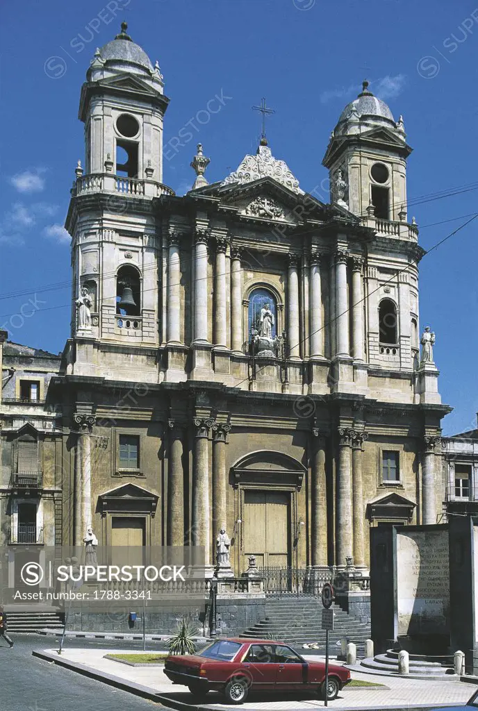 Italy - Sicily Region - Catania - Church of St. Francis