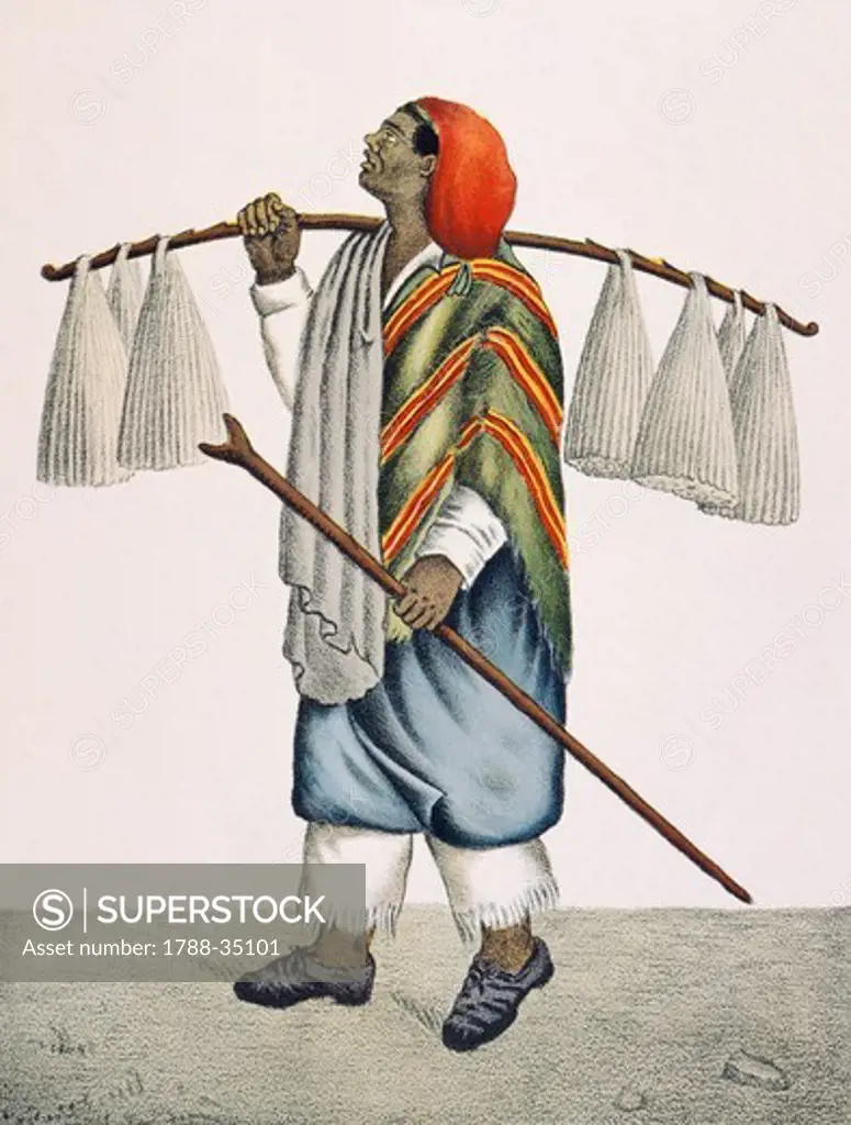 Seller, Argentina 19th century.