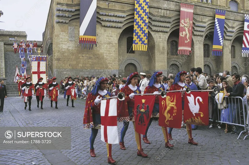Italy - Umbria Region - Oriveto - Historical procession