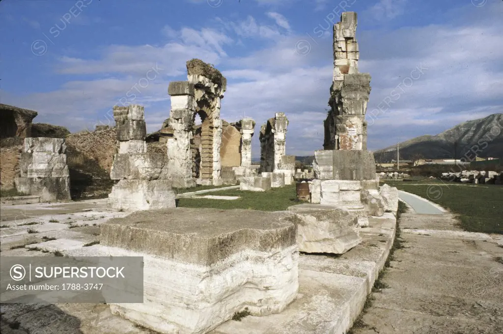 Italy - Campania Region - Santa Maria Capua Vetere - Ruins of Roman Amphitheatre