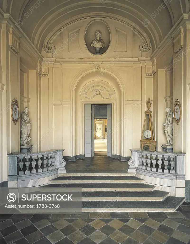 Interiors of a palace, King Apartment, Stupinigi Hunting Royal Palace, Piedmont, Italy