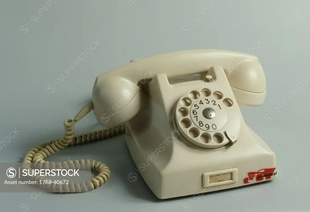 France, 20th century - Resin telephone, 1950.
