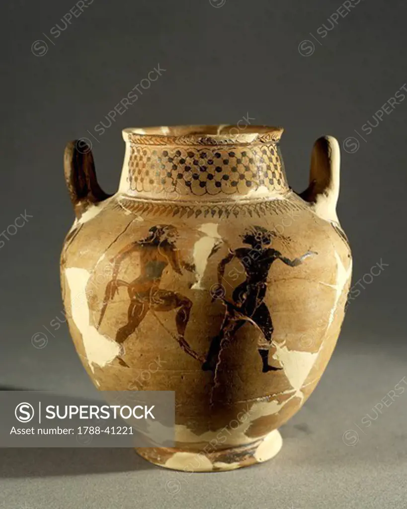 Fikellura-style vase from Istria. Greek Civilization, 7th-3rd Century BC.