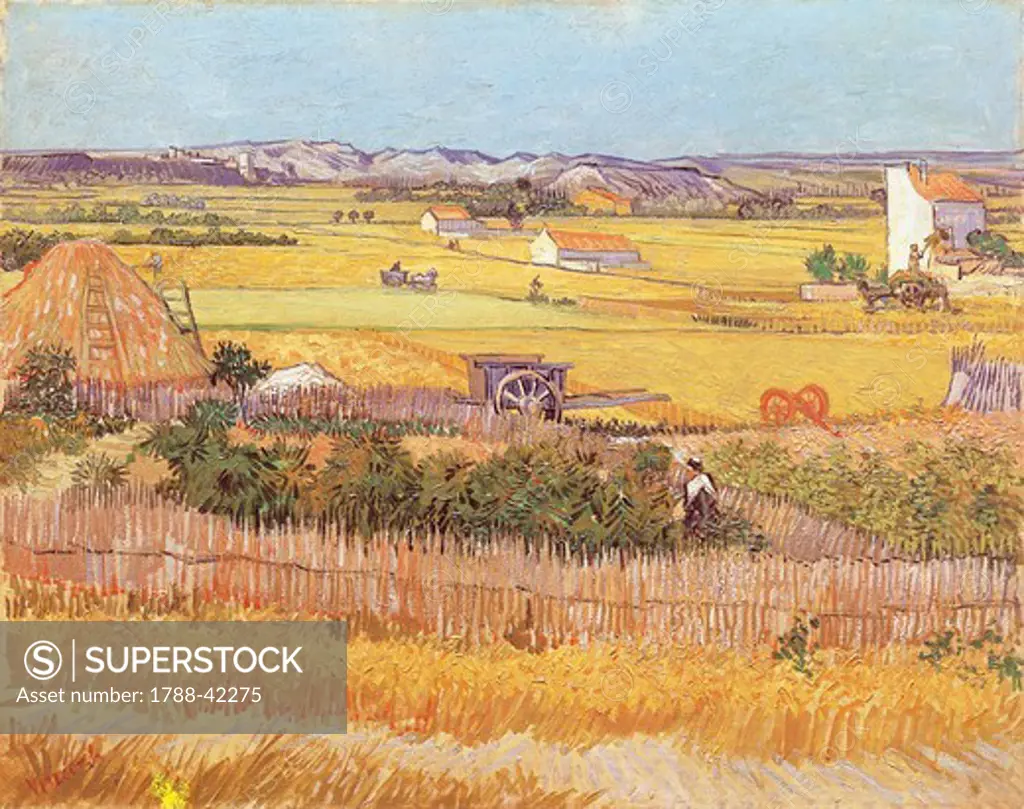 Wheatfields, by Vincent van Gogh (1853-1890).
