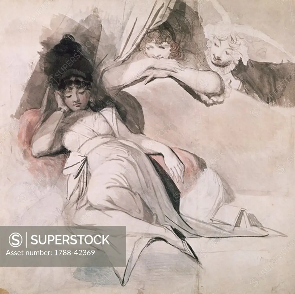 Titania's Dream, by Johann Heinrich Fuseli (1741-1825).