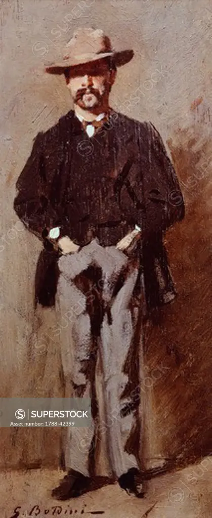 Portrait of Leopoldo Pisani, 1865, by Giovanni Boldini (1842-1931).