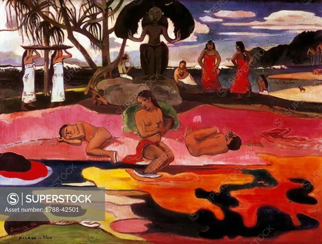 The day of God, 1894, by Paul Gauguin (1848-1903).