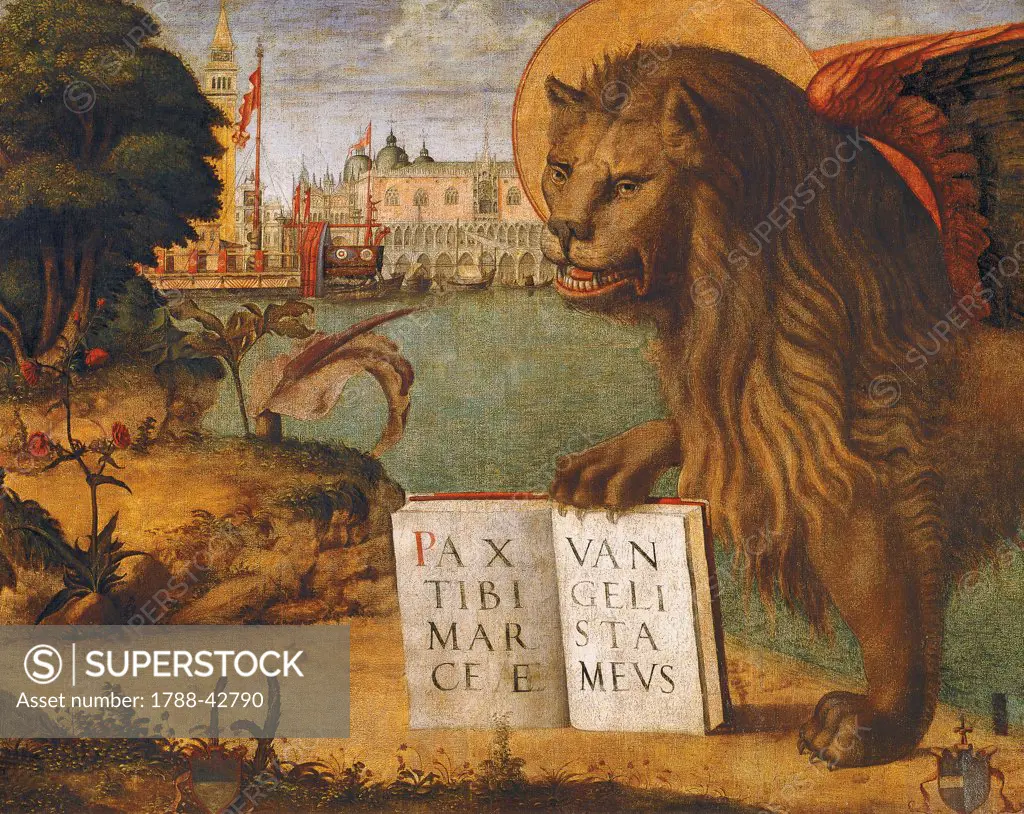 The Lion of St Mark, by Vittore Carpaccio (ca 1465-1525 or 1526).